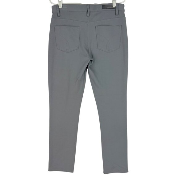 Calvin Klein Jeans Women's Stretch Mid Rise Zip Gray Skinny Jeggings Size 12 - Picture 2 of 10